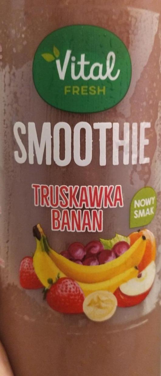 Fotografie - Smoothie truskawka banán Vital fresh