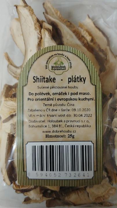 Fotografie - Shiitake plátky sušené houby
