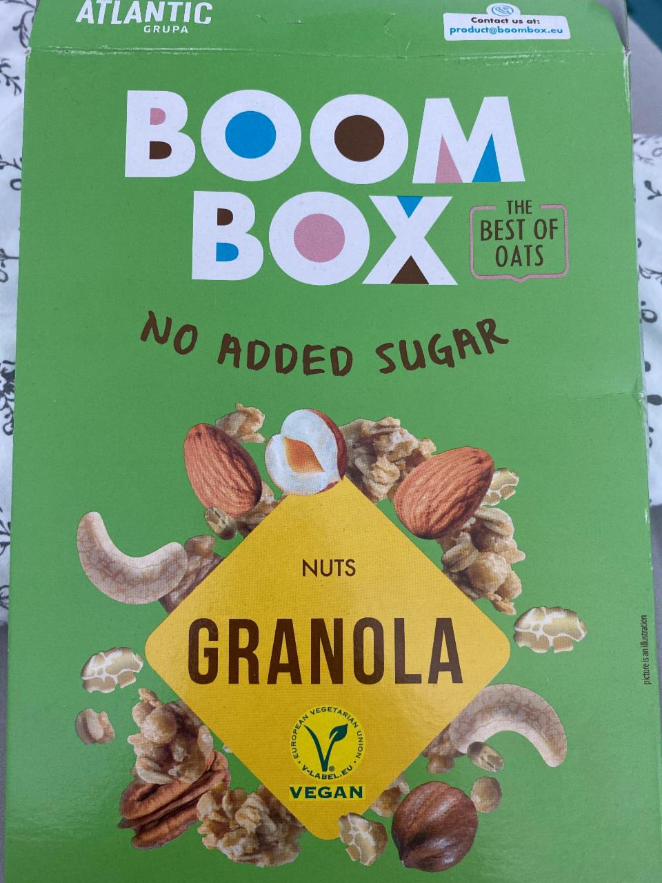 Fotografie - granola nuts Boom Box