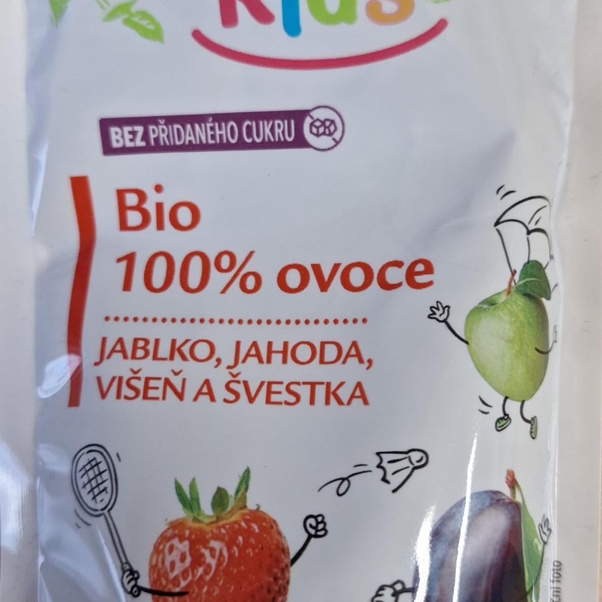 Fotografie - Bio 100% ovoce Jablko, Jahoda, Višeň a Švestka kids Nature's Promise