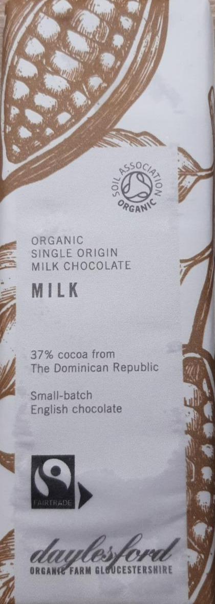 Fotografie - Organic single origin milk chocolate Daylesford
