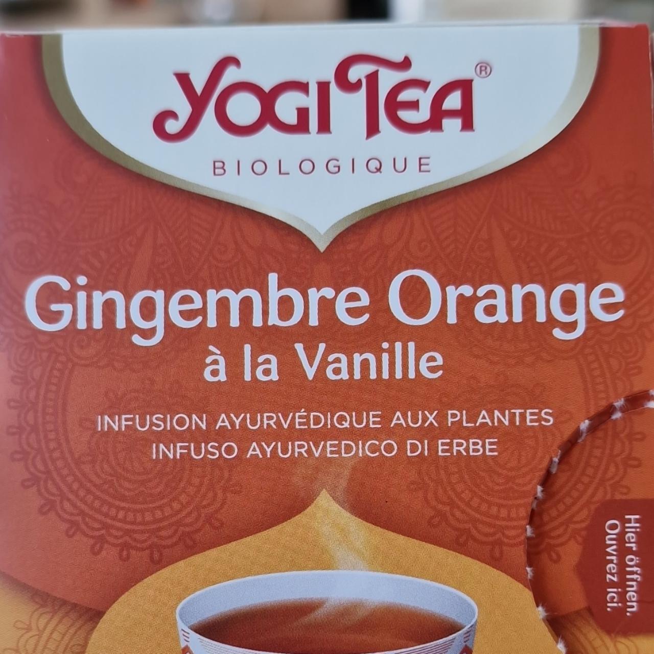 Fotografie - Gingembre Orange à la Vanille Yogi Tea biologique