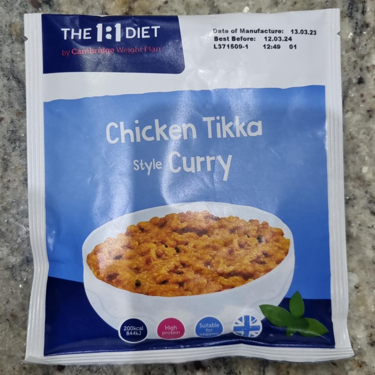 Fotografie - The 1:1 Diet Chicken Tikka Curry Cambridge Weight Plan