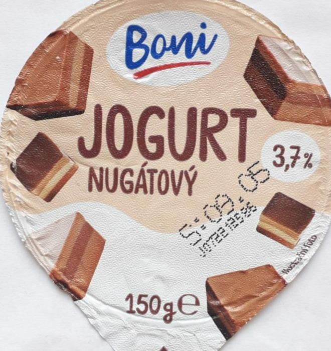 Fotografie - jogurt nugátový Boni