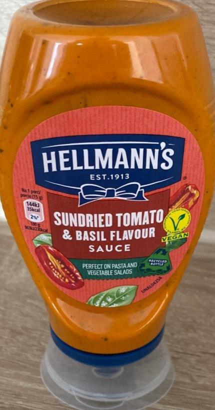 Fotografie - Sundried tomato & basil flavour sauce Hellmann's