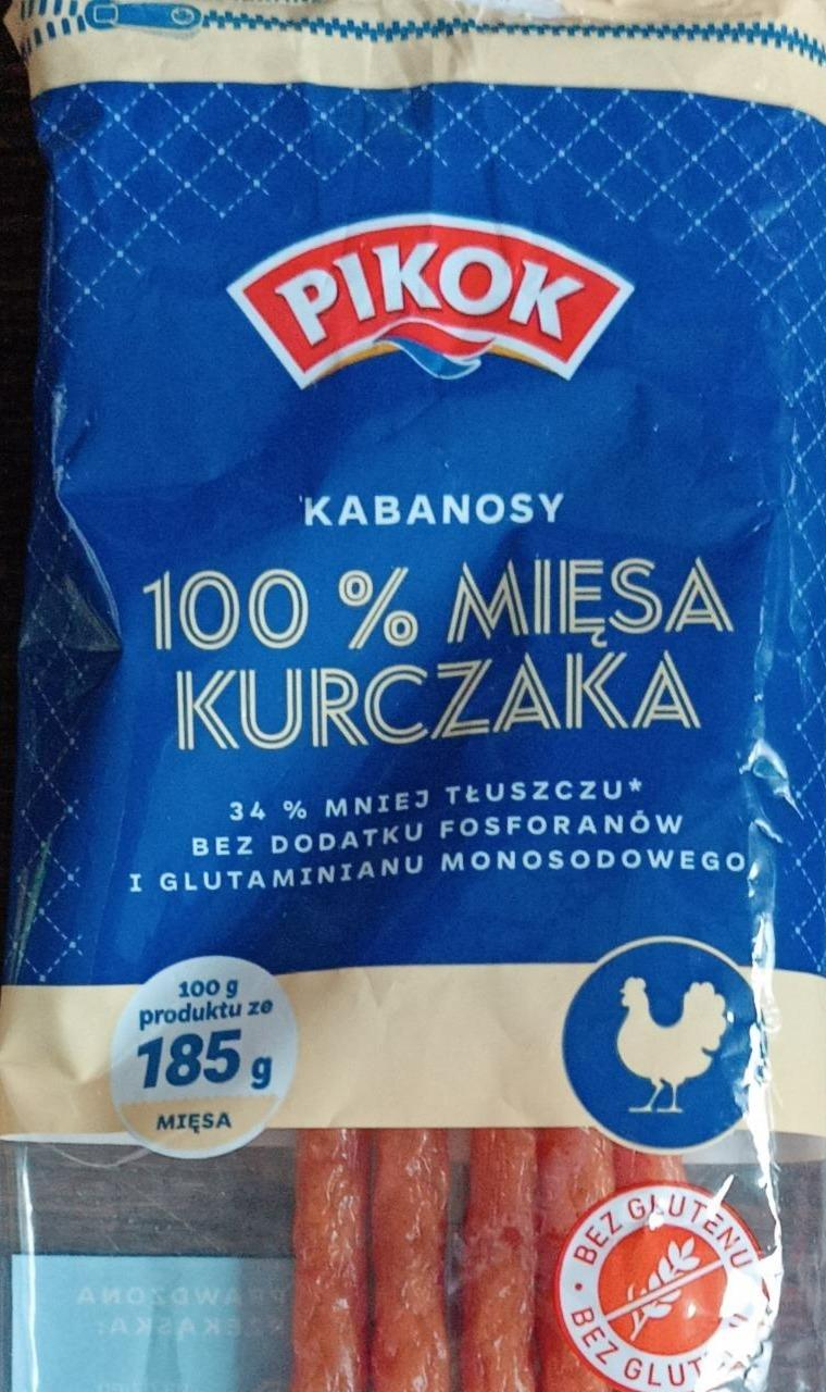 Fotografie - Kabanosy 100% miesa kurczaka Pikok