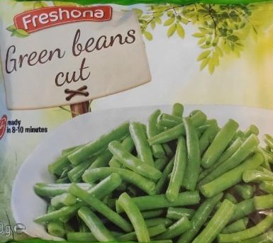 Fotografie - Green beans cut (zelené fazolové lusky) Freshona