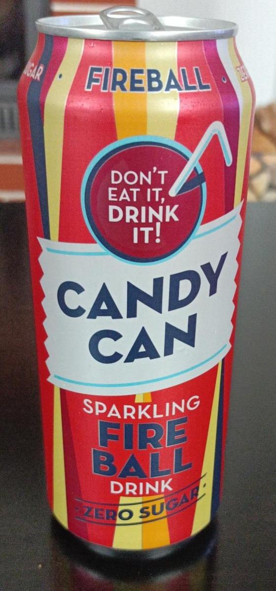 Fotografie - Fireball Sparkling Drink Zero Sugar Candy Can