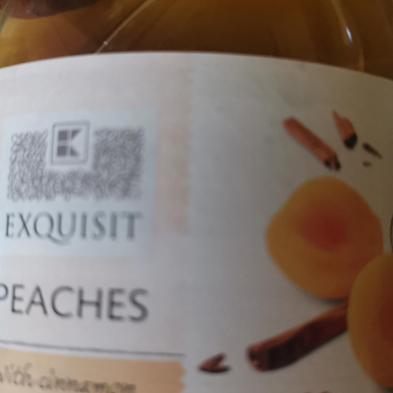Fotografie - Peaches with cinnamon Exquisit