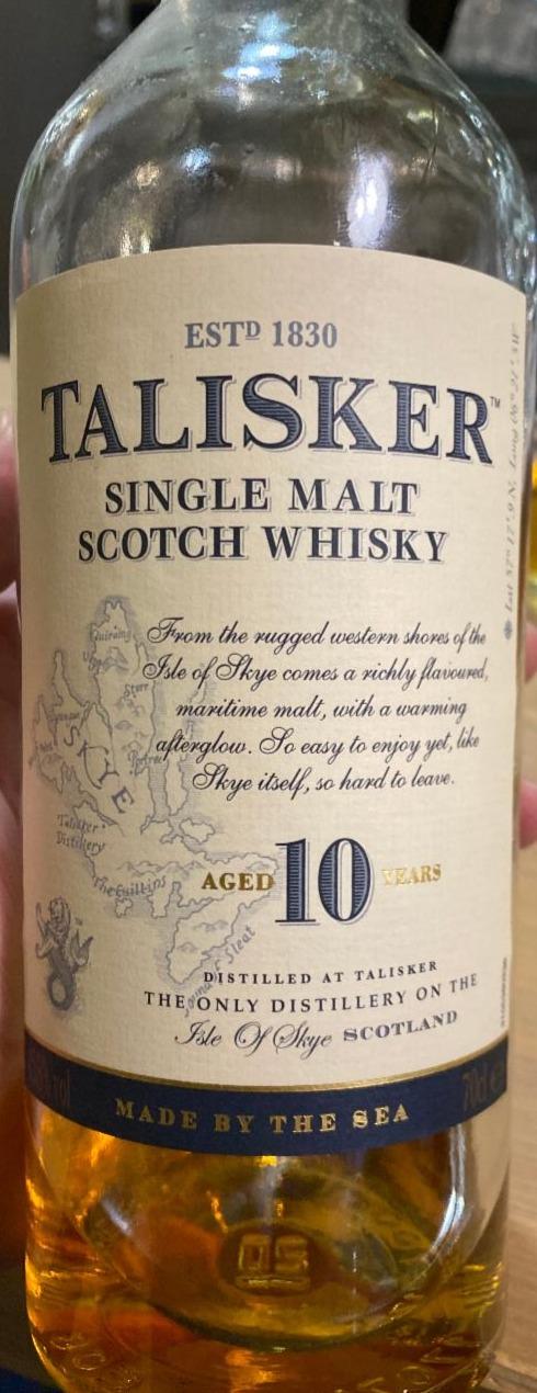 Fotografie - Talisker Single Malt Scotch Whisky 10 yo 45,8%