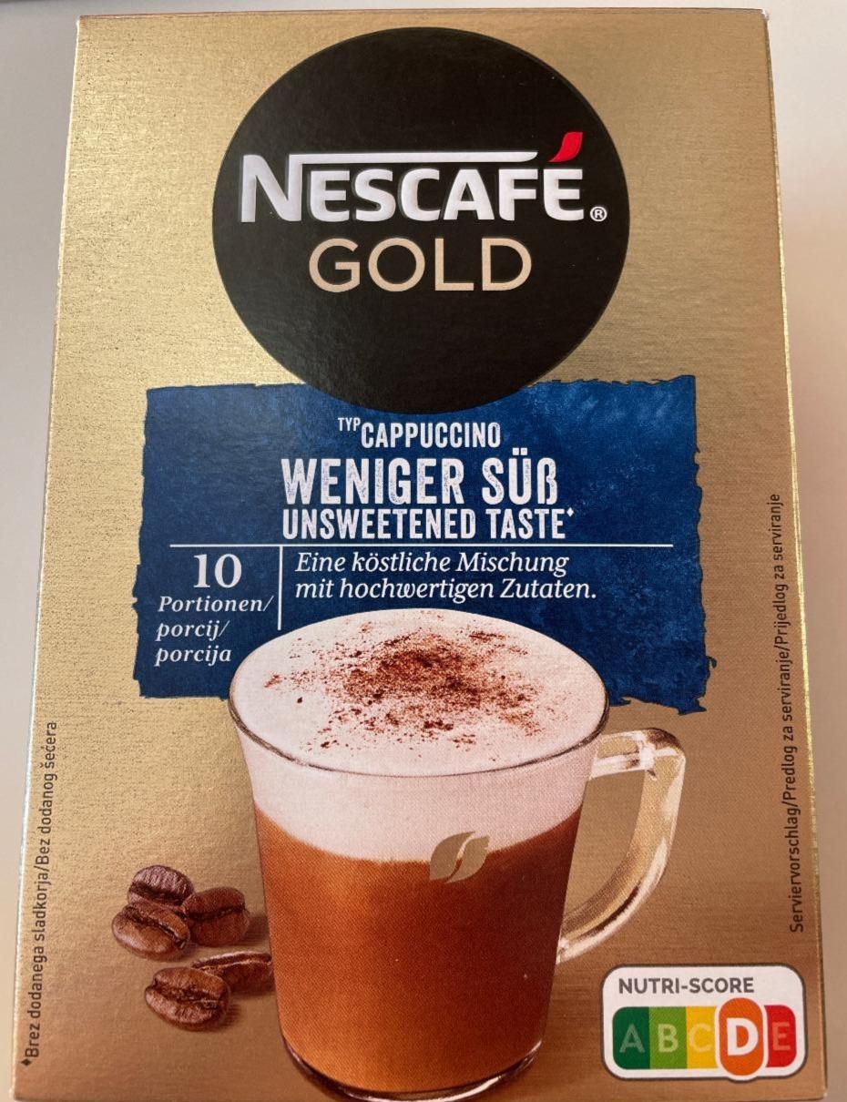 Fotografie - Gold Cappuccino unsweetened taste Nescafé