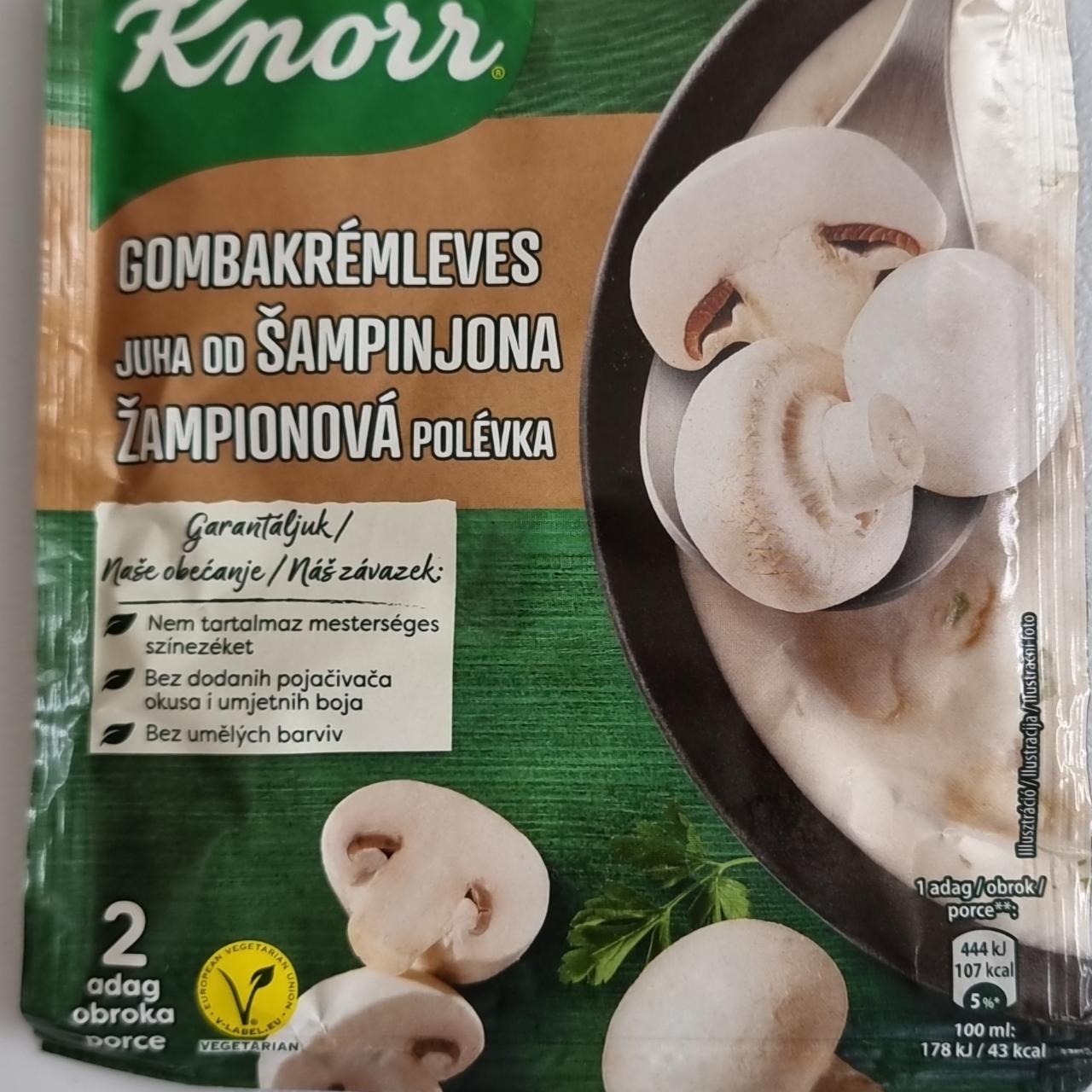 Fotografie - Žampionová polévka Knorr