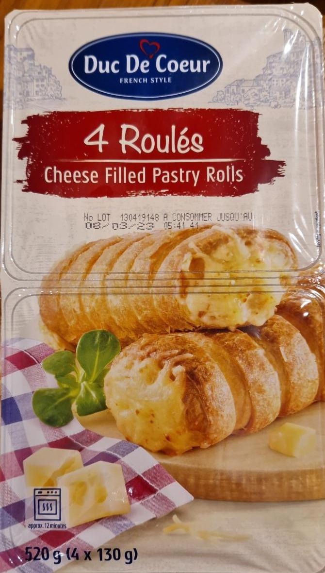 Fotografie - 4 Roulés Cheese Filled Pastry Rolls Duc De Coeur