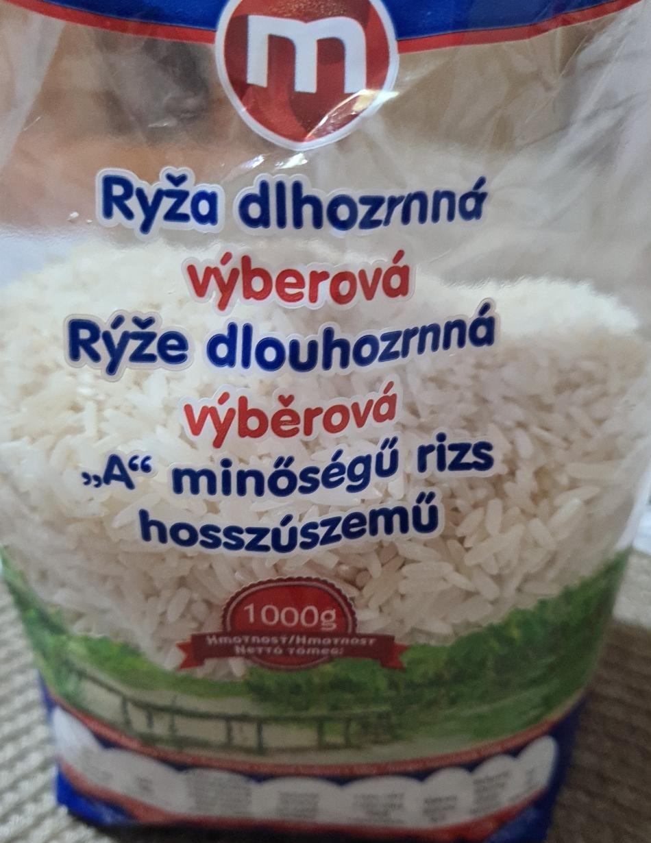 Fotografie - Rýže dlouhozrnná výběrová M