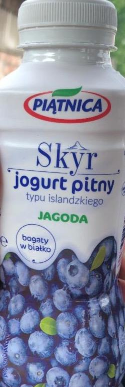 Fotografie - Skyr jogurt pitny jagoda Piatnica