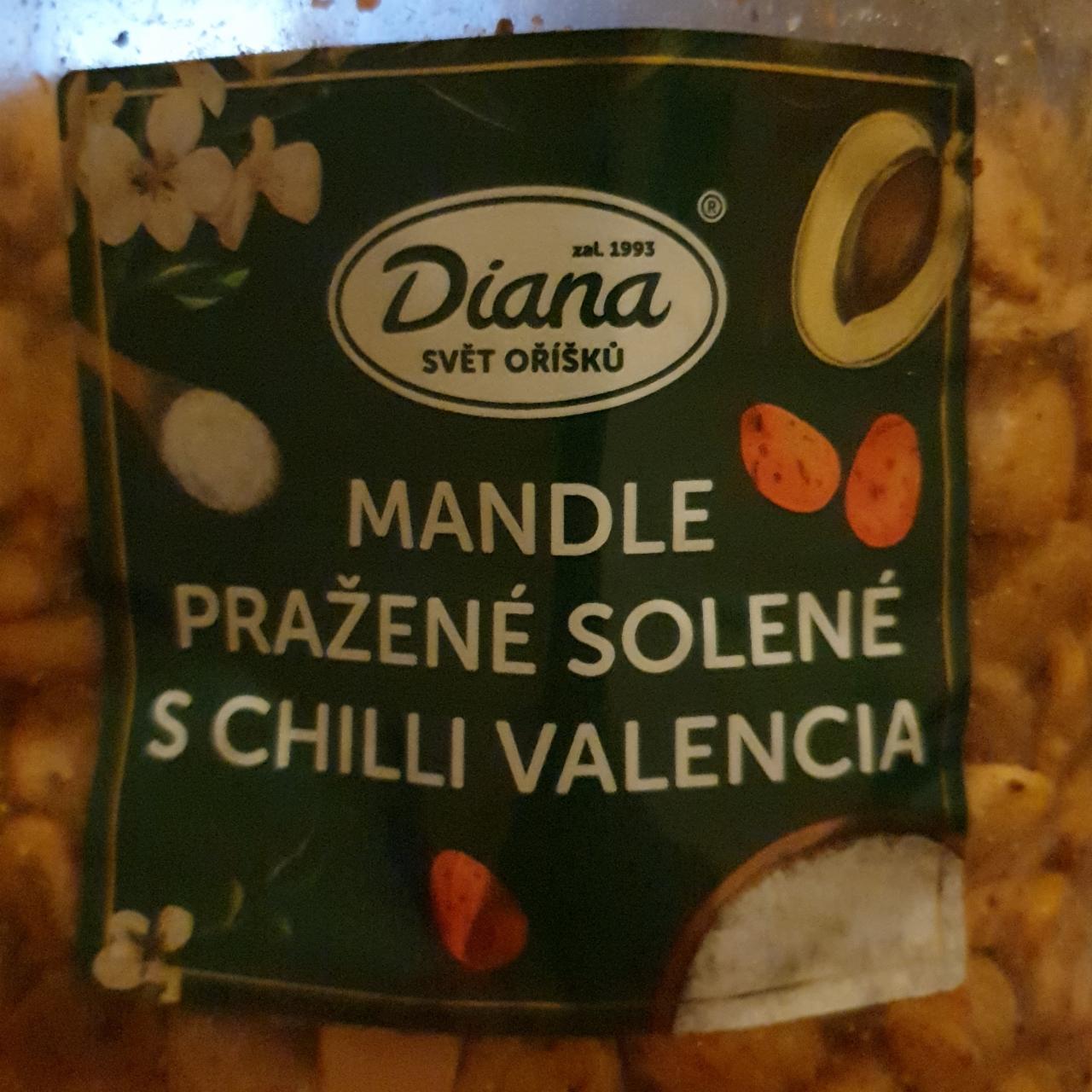 Fotografie - Mandle pražené solené s chilli Valencia Diana Svět oříšků