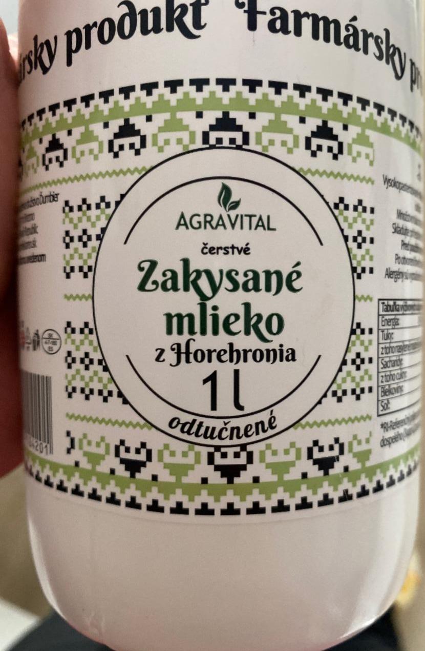 Fotografie - čerstvé Zakysane mlieko z Horehronia Agravital