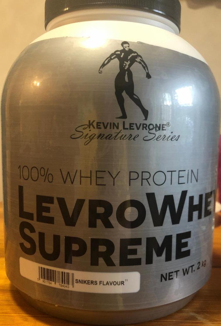 Fotografie - LevroWhey Supreme 100% Whey Protein Snickers Flavour