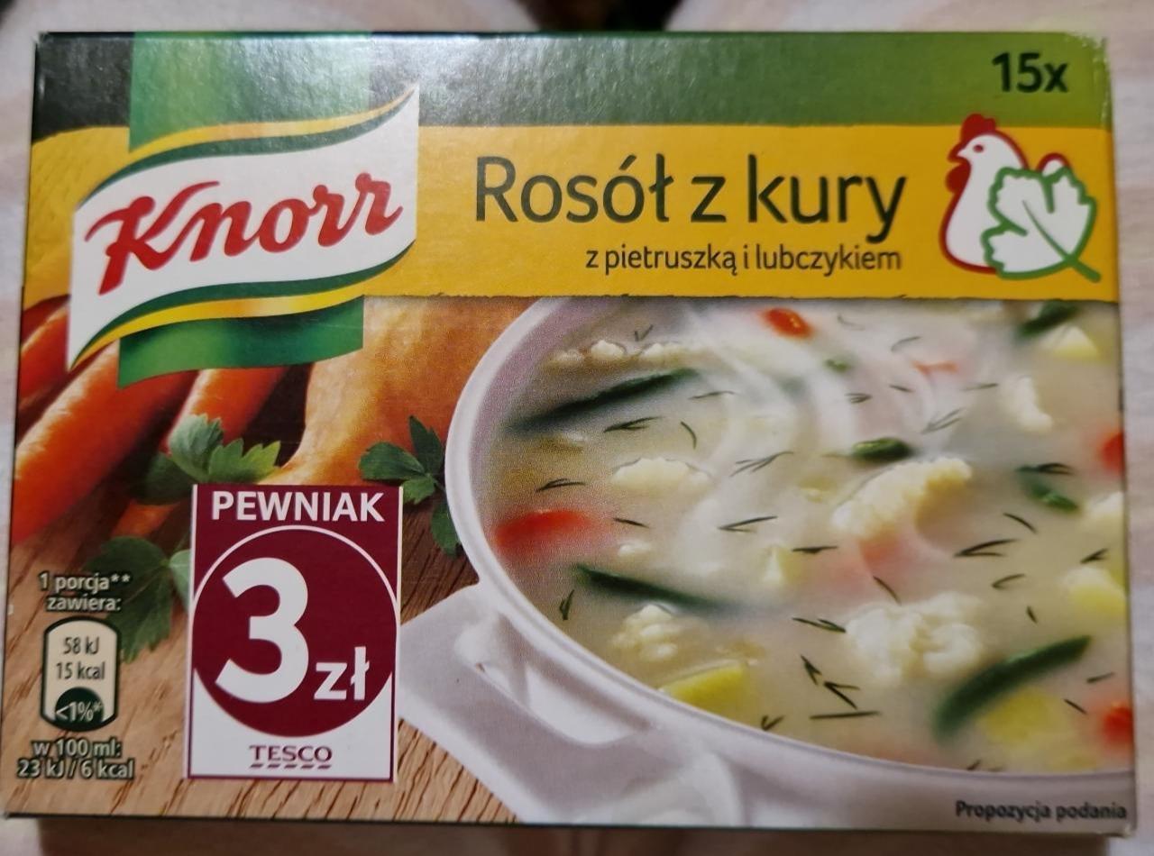 Fotografie - Rosół z kury z pietruszką i lubczykiem Knorr