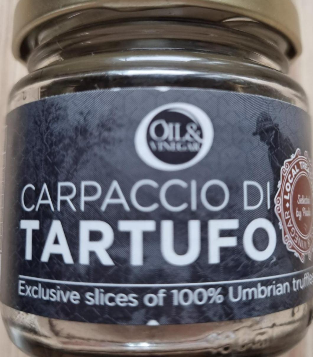 Fotografie - Carpaccio di tartufo Oil & Vinegar