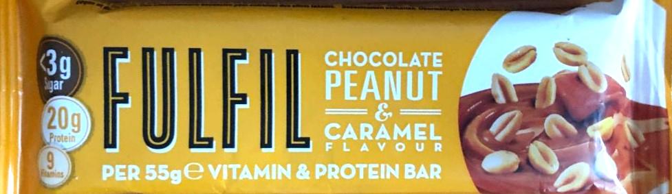 Fotografie - Chocolate peanut&caramel flavour Fulfil