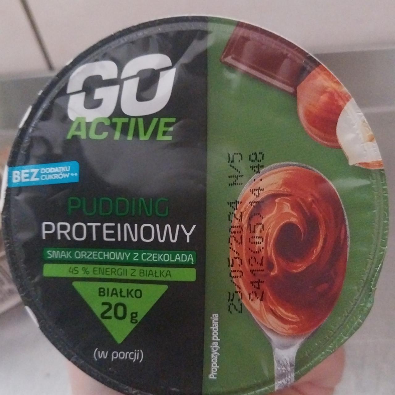 Fotografie - Pudding proteinowy smak orzechowy z czekolada Go Active