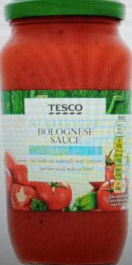 Fotografie - No Added sugar bolognese sauce Tesco