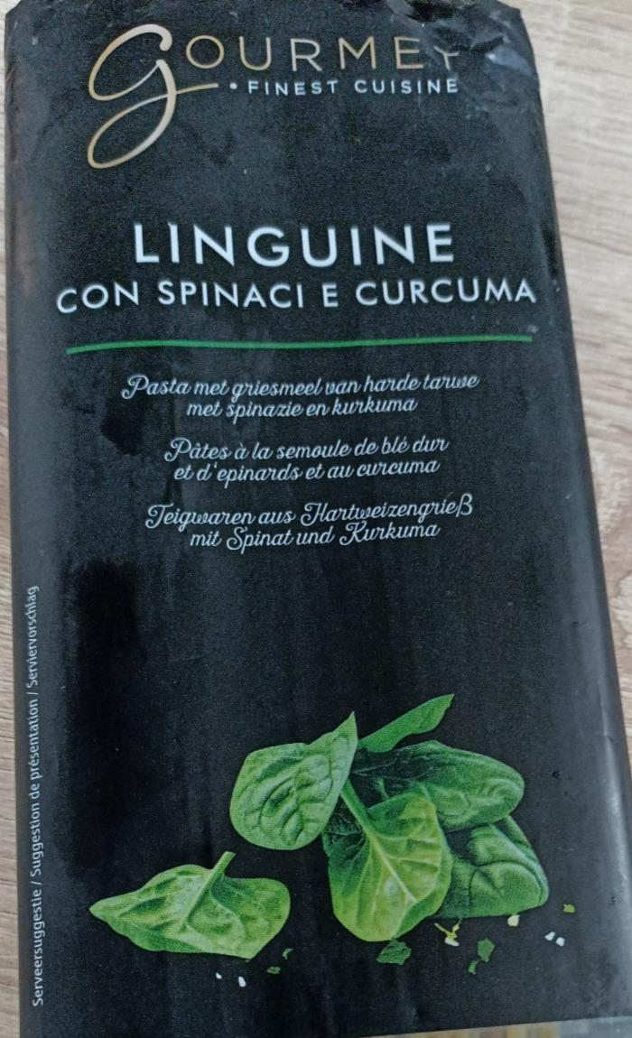 Fotografie - Linguine con spinaci e curcuma Gourmet finest cuisine