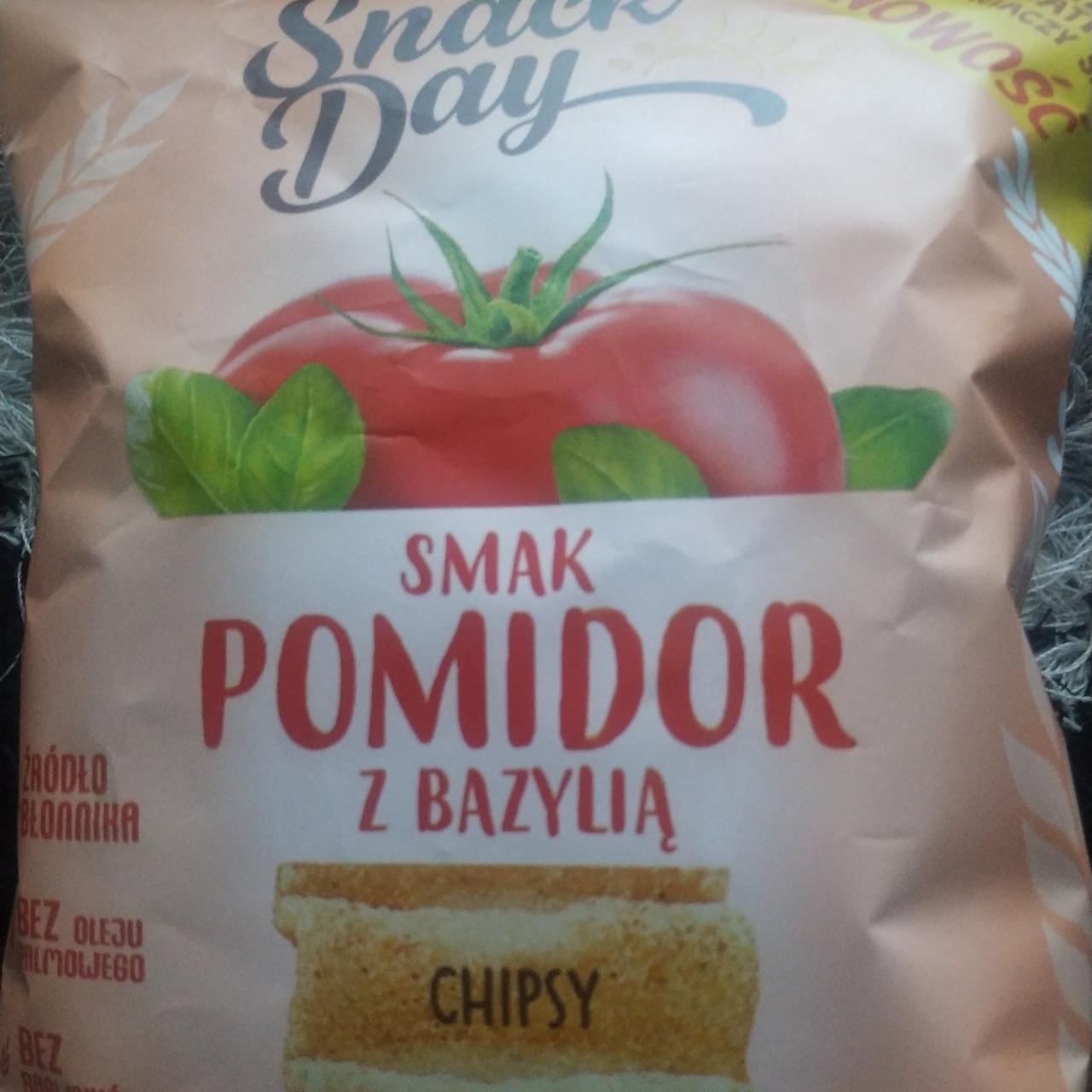 Fotografie - Smak Pomidor z bazylią Chipsy Snack Day