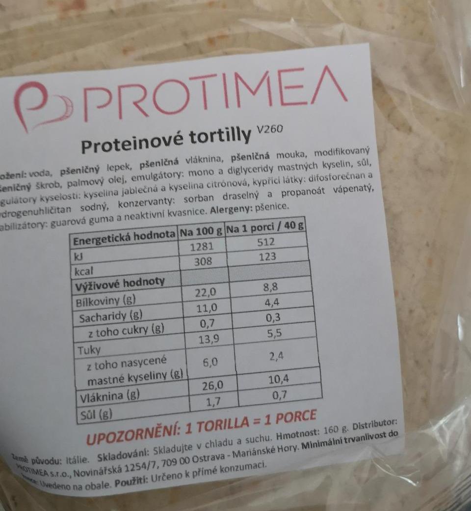 Fotografie - Proteinové tortilly Protimea