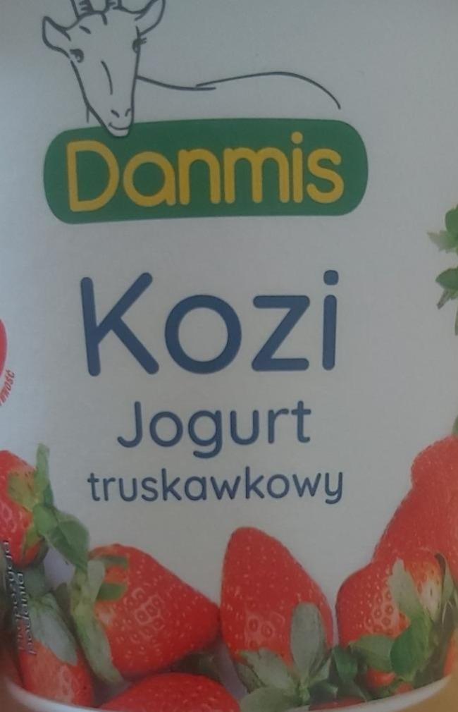 Fotografie - Kozi jogurt truskawkowy Danmis