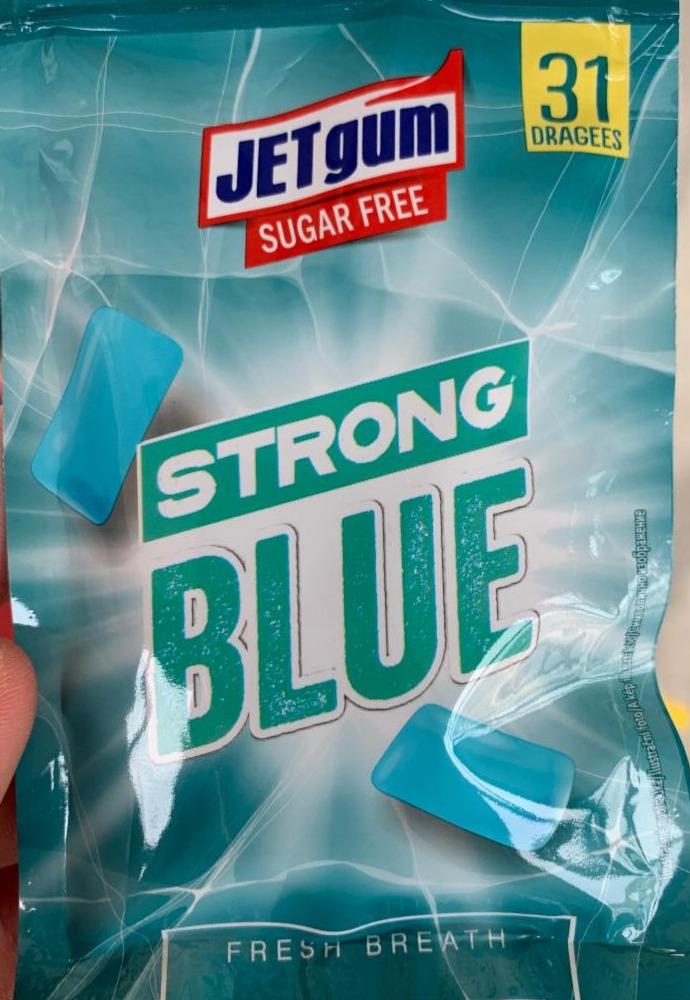 Fotografie - Sugar free Strong Blue JETgum