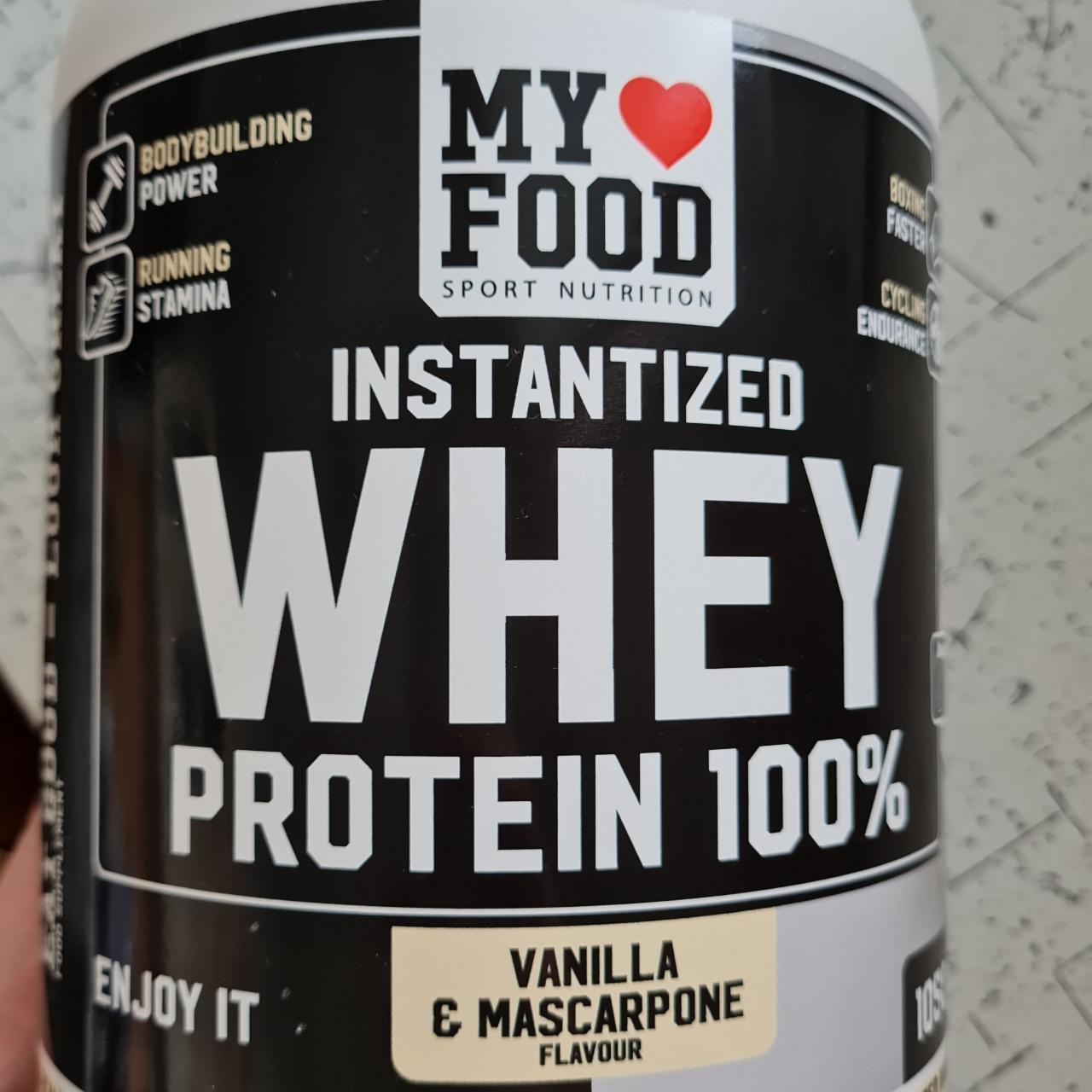 Fotografie - My Loved Food Whey Protein Vanilla&Mascarpone 100%