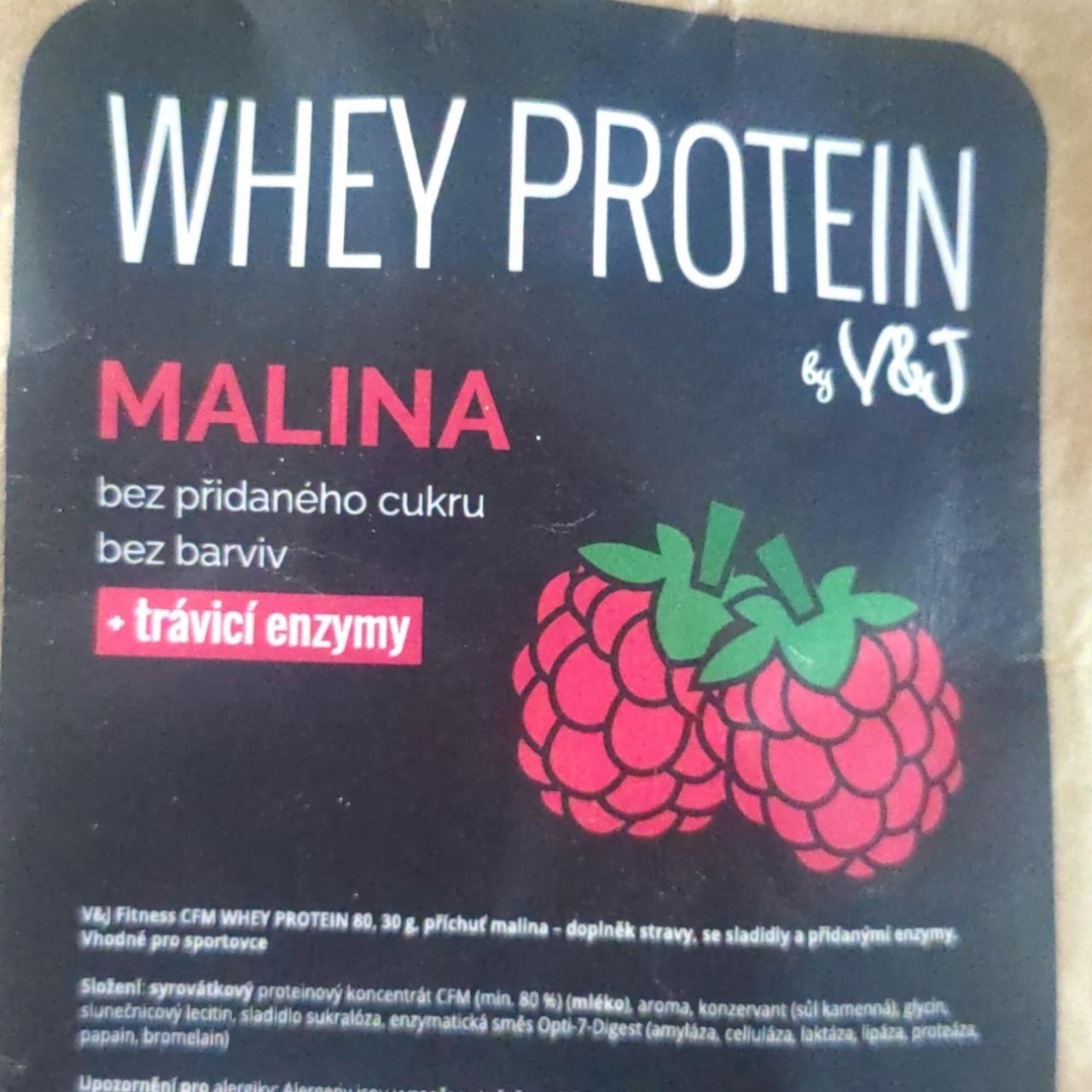 Fotografie - Whey Protein Malina V&J