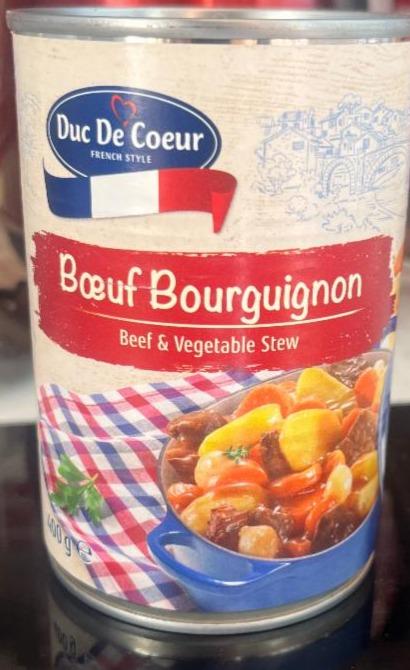 Fotografie - Boeuf Bourguignon beef a vegetable stew Duc De Coeur