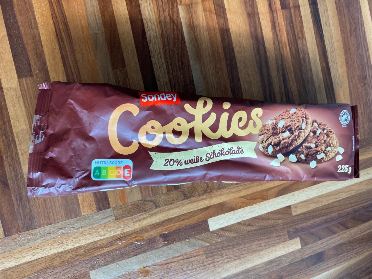 Fotografie - Cookies 20% weiße Schokolade Sondey