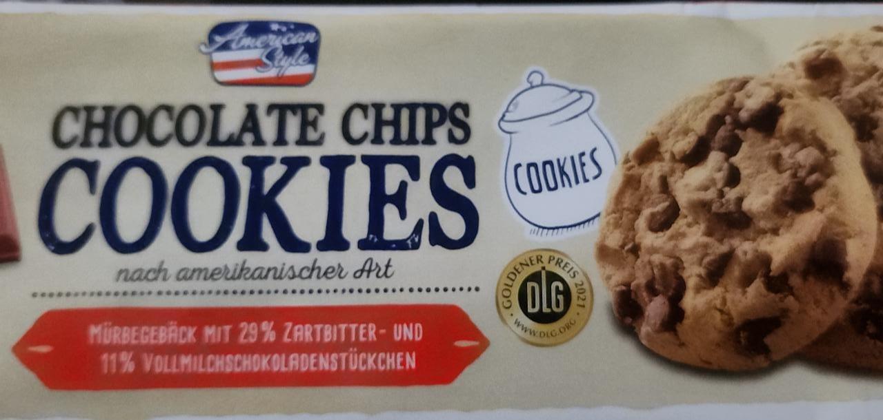 Fotografie - Chocolate Chips Cookies Američan style