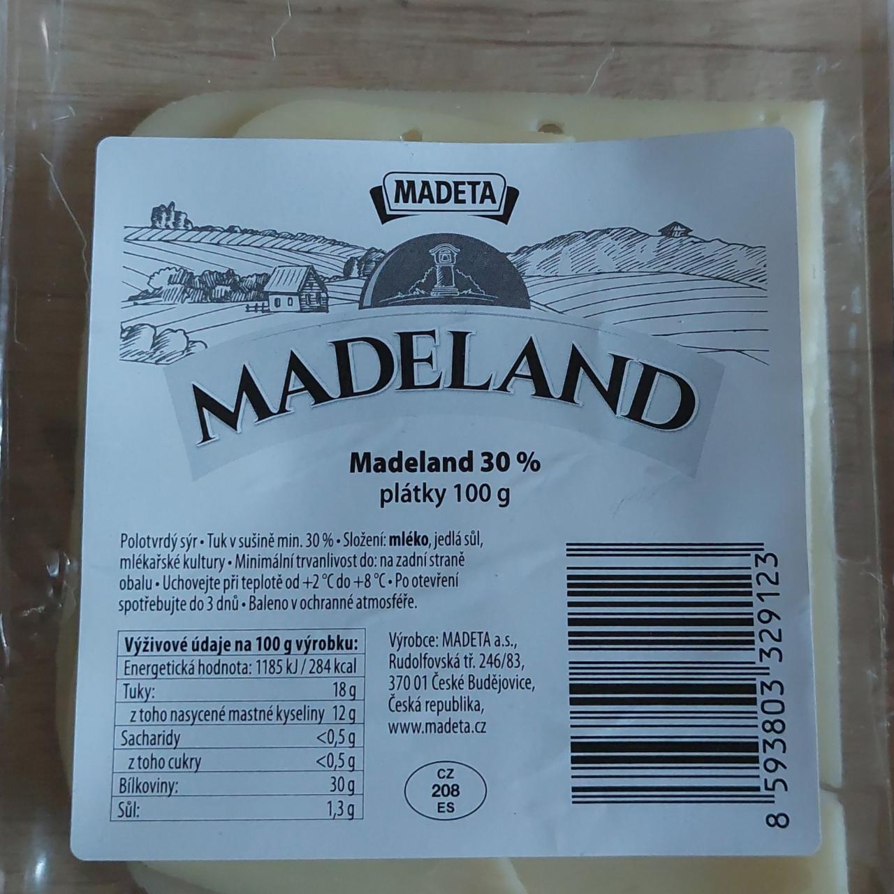 Fotografie - Madeland 30% plátky Madeta