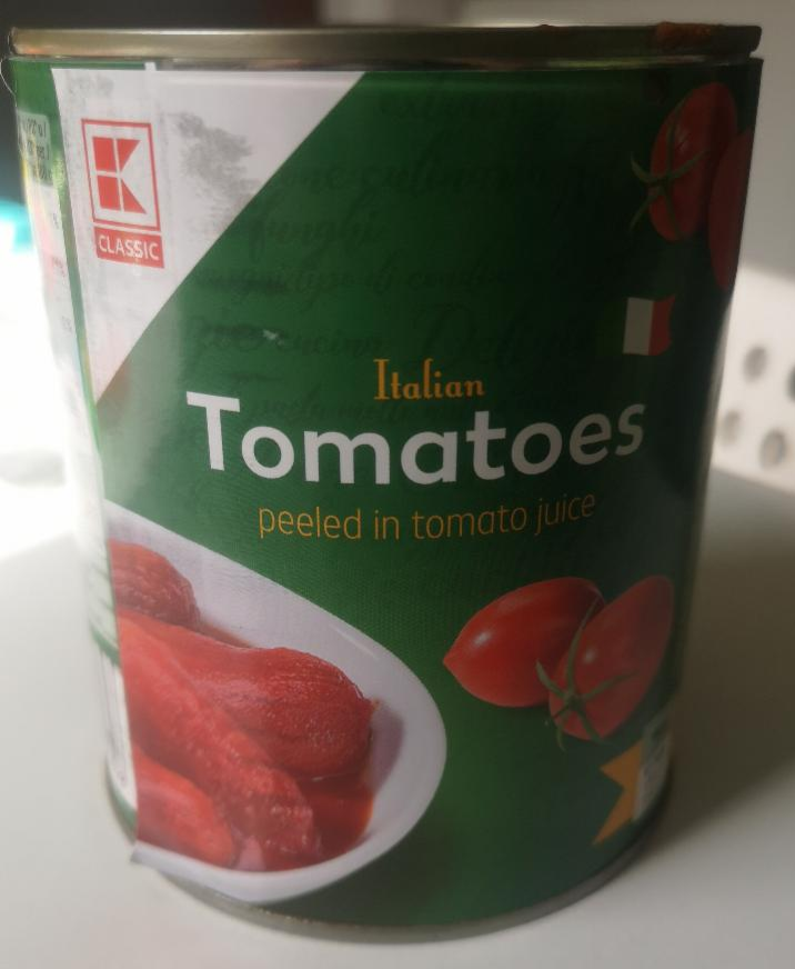 Fotografie - Italian tomatoes peeled in tomato juice K-Classic