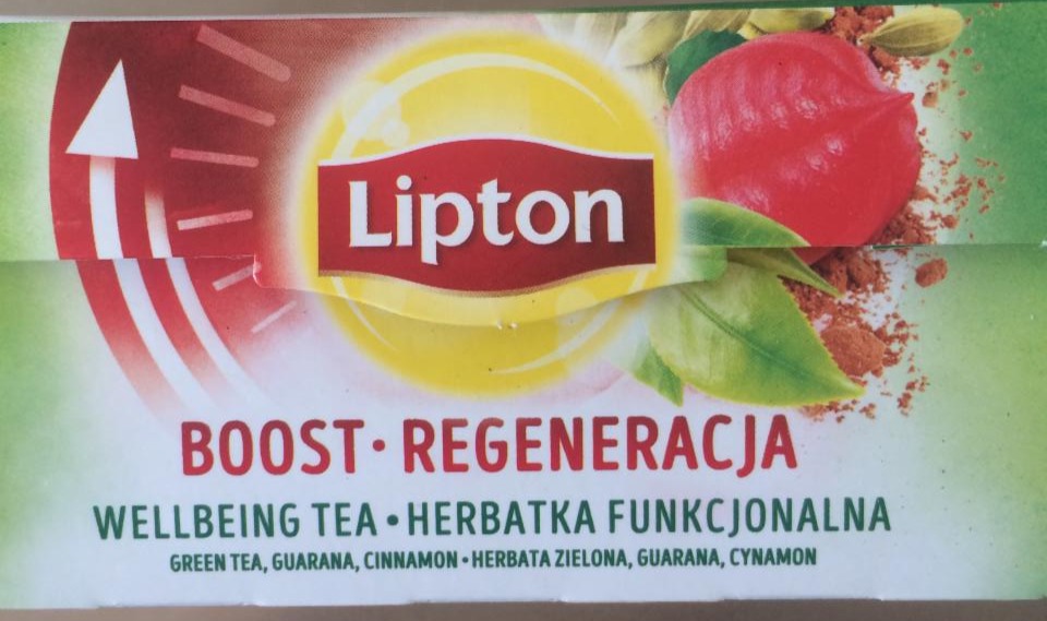Fotografie - čaj Lipton boost-regenerace