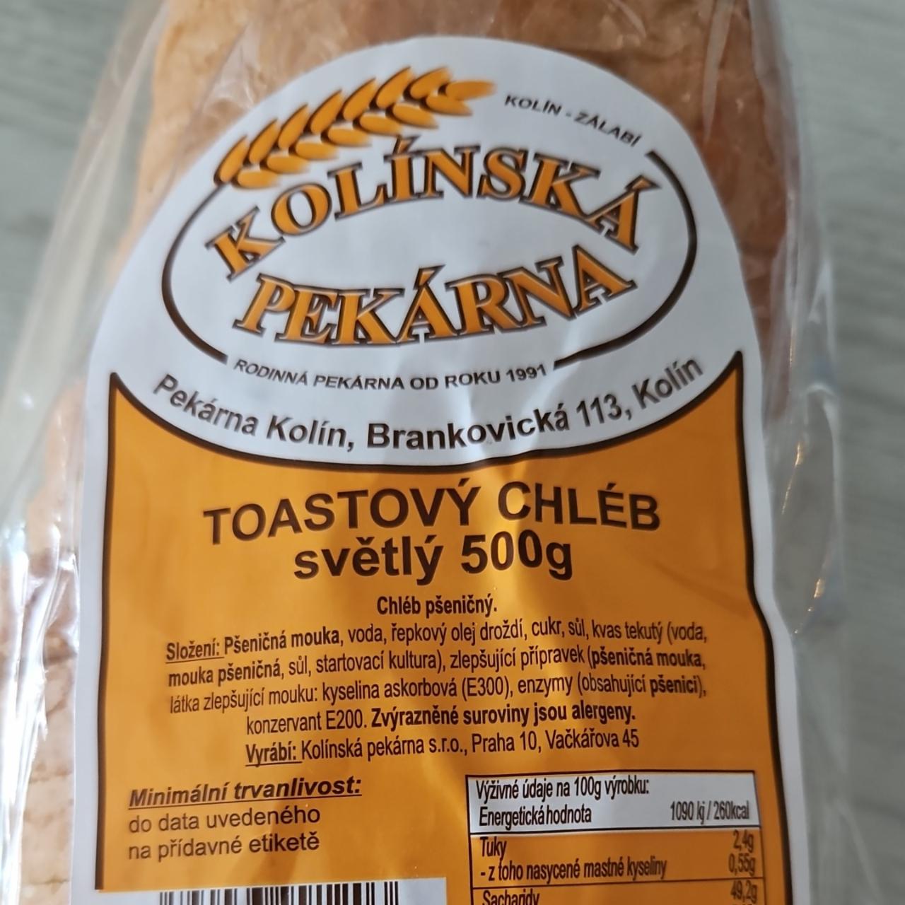 Fotografie - Toastový chléb světlý Kolínská pekárna
