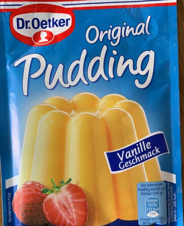 Fotografie - Original Pudding Dr.Oetker Vanille