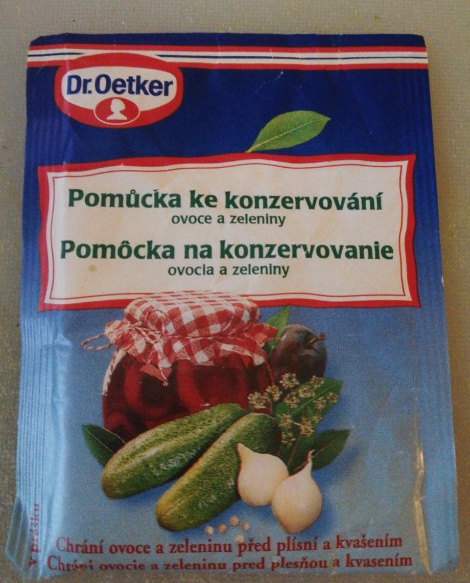 Fotografie - Pomůcka ke konzervování ovoce a zeleniny Dr.Oetker