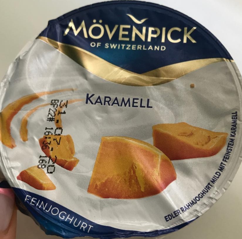 Fotografie - Mövenpick jogurt karamelový