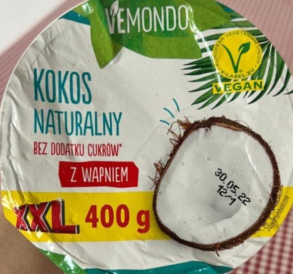 Fotografie - Kokos naturalny bez dodatku cukrów Vemondo