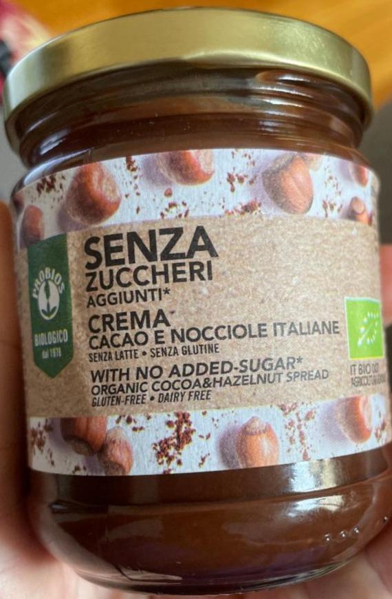 Fotografie - Crema Cacao e Nocciole italiane Senza zucchero Probios