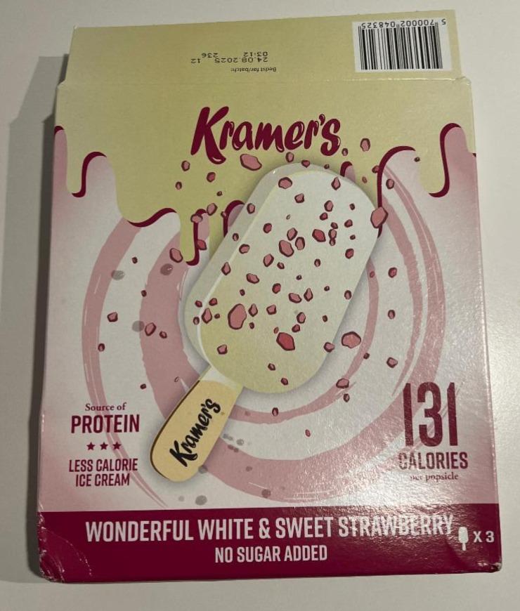 Fotografie - Wonderful White & Sweet Strawberry No sugar added Kramer’s