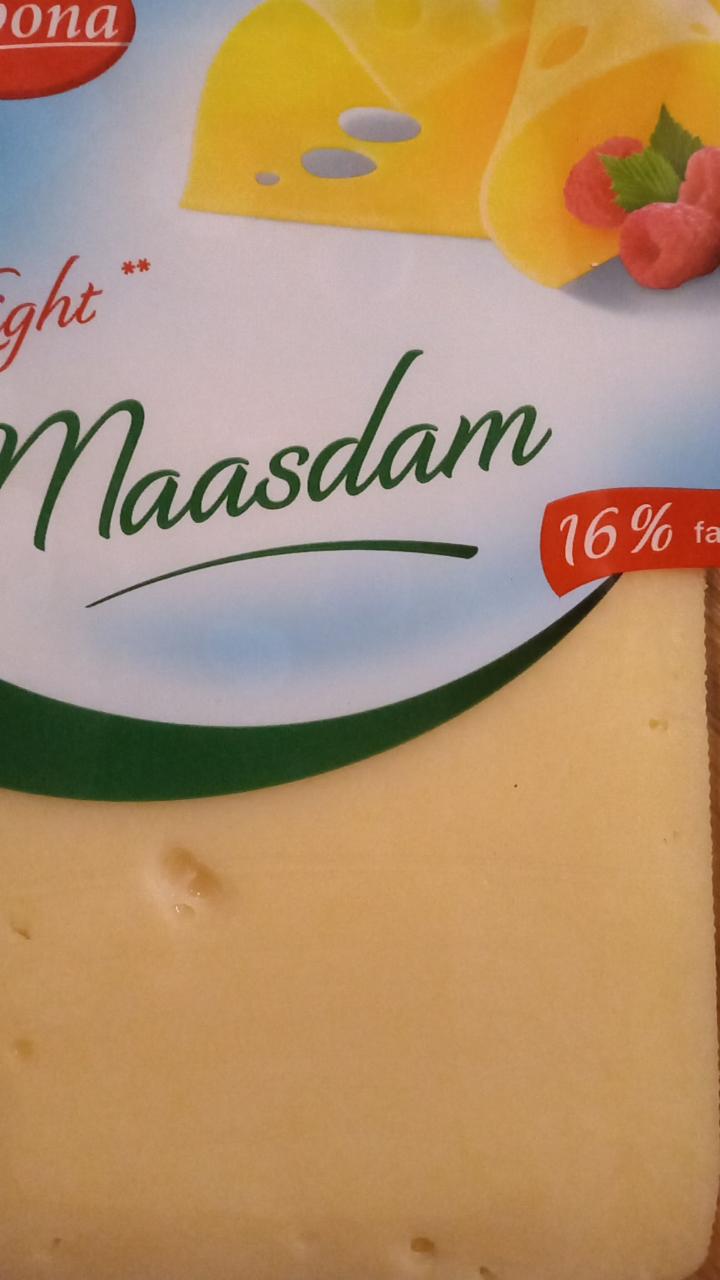 Fotografie - Maasdam Light 16% fat Milbona