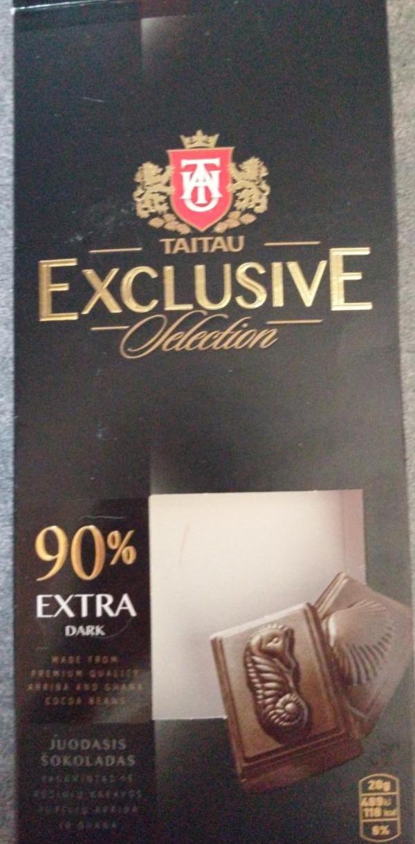 Fotografie - 90% Extra Dark Chocolate TaiTau Exclusive Selection