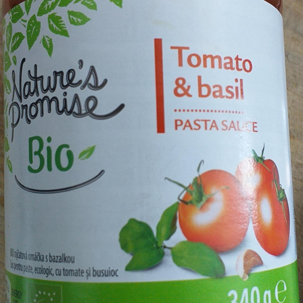 Fotografie - Bio Tomato & basil pasta sauce Nature's Promise